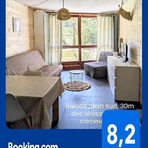 25m2, 5 Pers, 30m Des Pistes, Balcon Sud Appartement